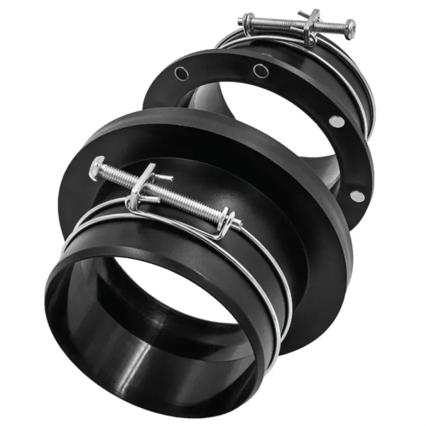 Greito sujungimo žarnos jungtis Ø100 mm su magnetais