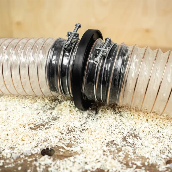 Greito sujungimo žarnos jungtis Ø100 mm su magnetais