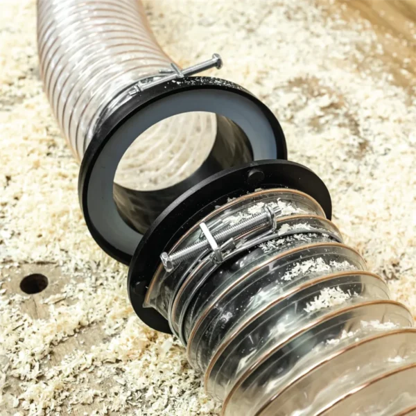 Greito sujungimo žarnos jungtis Ø100 mm su magnetais