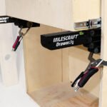 Stalčių bėgelių montavimo šablonų komplektas Milescraft DrawerJig (2 vnt.)